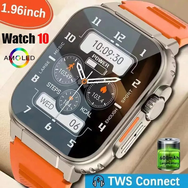 New Watch 10 Ultra Smart Watch 49mm 2026 New NFC Men Women GPS Track Bluetooth Call BT Music Games Wireless Charging Smartwatch