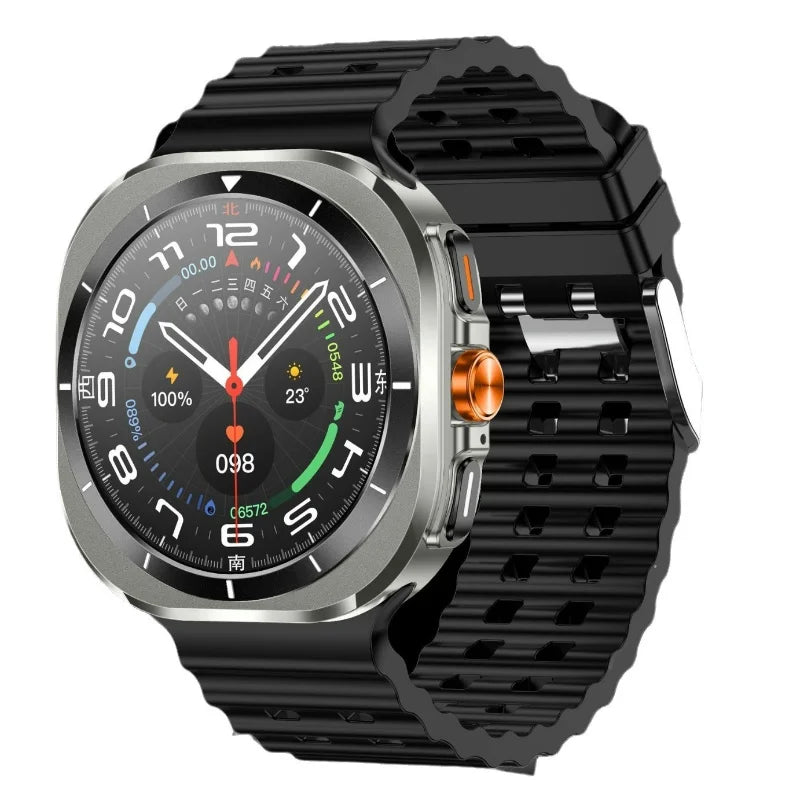 Outdoor Smartwatch Z7 Ultra with Android and IOS Titanium Metal Case with Heart Rate monitoring Bluetooth Phone Call 7-day Last