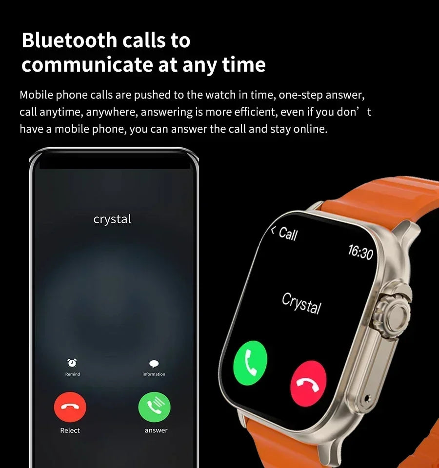 New Watch 10 Ultra Smart Watch 49mm 2026 New NFC Men Women GPS Track Bluetooth Call BT Music Games Wireless Charging Smartwatch