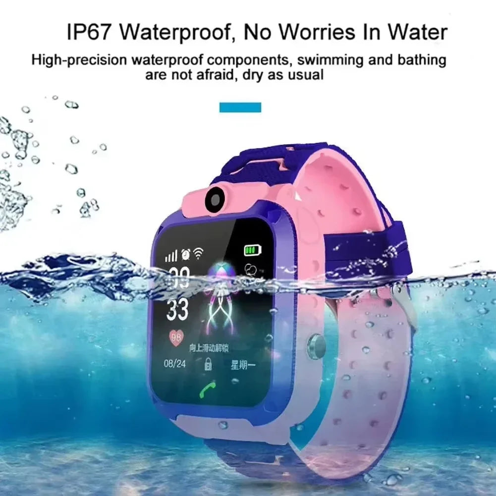 2026 New Lenovo Kids 5G Sim Card Smart Watch Call SOS GPS Location Child Smart Watch Camera Waterproof For Boys Girls Present