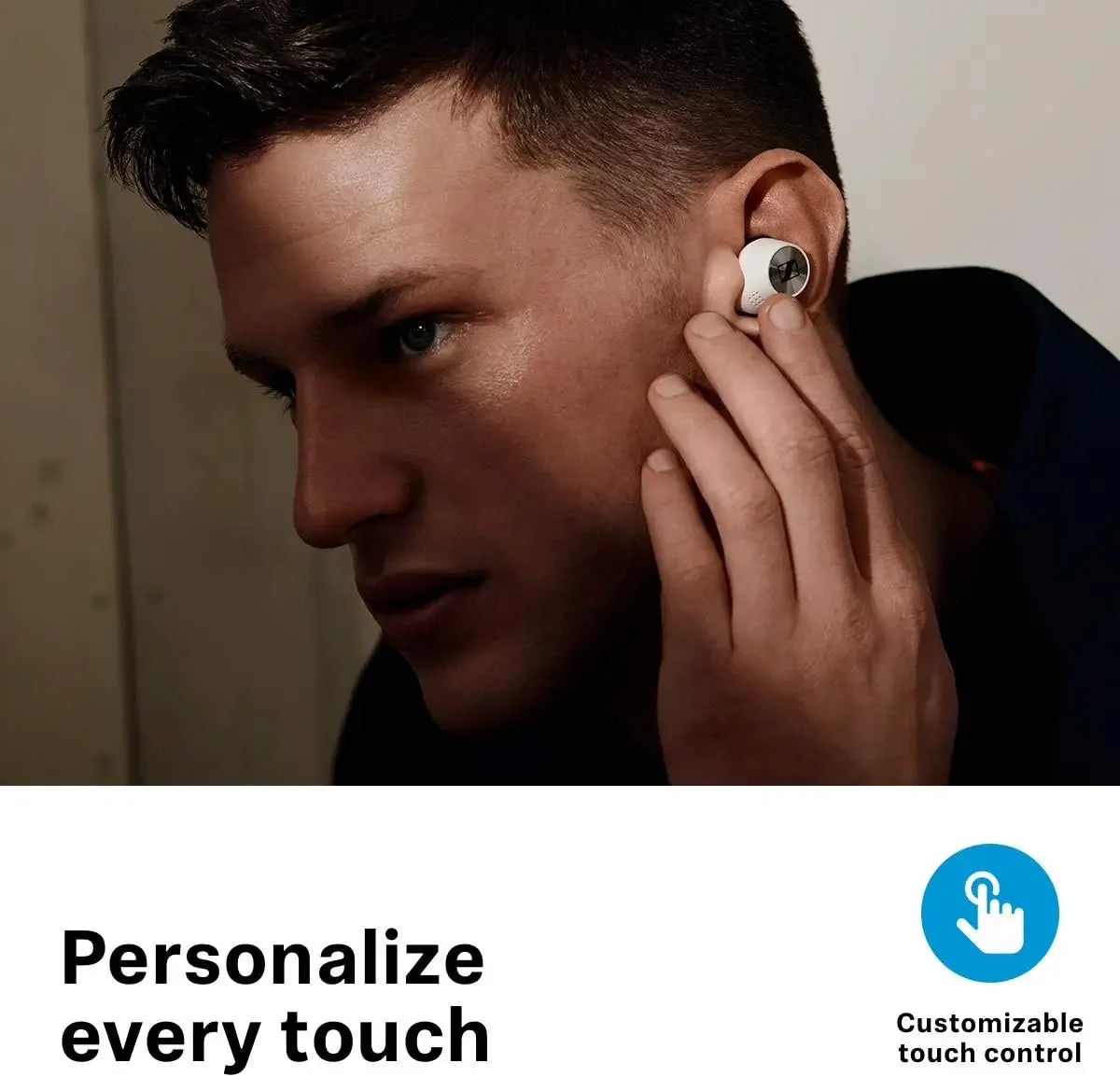 Original Sennheiser MOMENTUM 2 True Wireless Earbuds - HiFi Stereo Bluetooth In-Ear Headphones for Sports Running