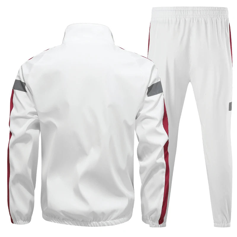 2Pcs Men Tracksuit Hoodie Tops Joggers Pants Tracksuit Set Male Running Jogging Sportswear Hooded Pants Mens Sweat Suit