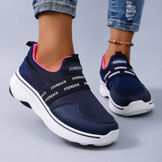 Women's Sports Shoes for Spring and Autumn, Casual Running Shoes, Mesh Shoes, Breathable Comfort, Durable, Lightweight, Lazy Sho