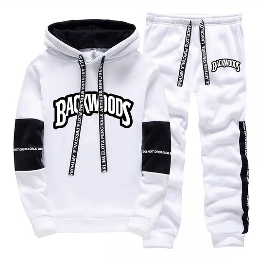 Mens Tracksuit Print Casual Single Piece Sweatshirts Sweatpants Daily Office Home Hoodie Pants Gym Sports Jogging Mens Clothing