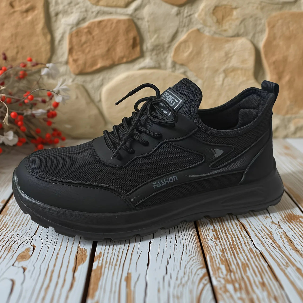 Men's sports shoes are breathable, non slip, lightweight, soft soled, and casual walking shoes. New fashionable men's shoes