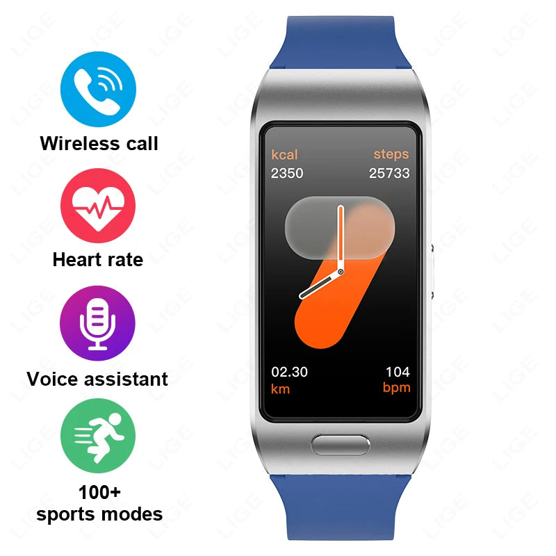 New 2 in 1 Smart Watch Men With Earbuds Smartwatch TWS Bluetooth Earphone Local Music Heart Rate Health Monitor Sport Smartwatch