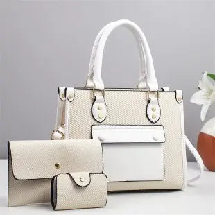 Ladies Diaper Bag Elegant Classic Designer Leather Handbag Shoulder Crossbody Bag Minimalist Commuter