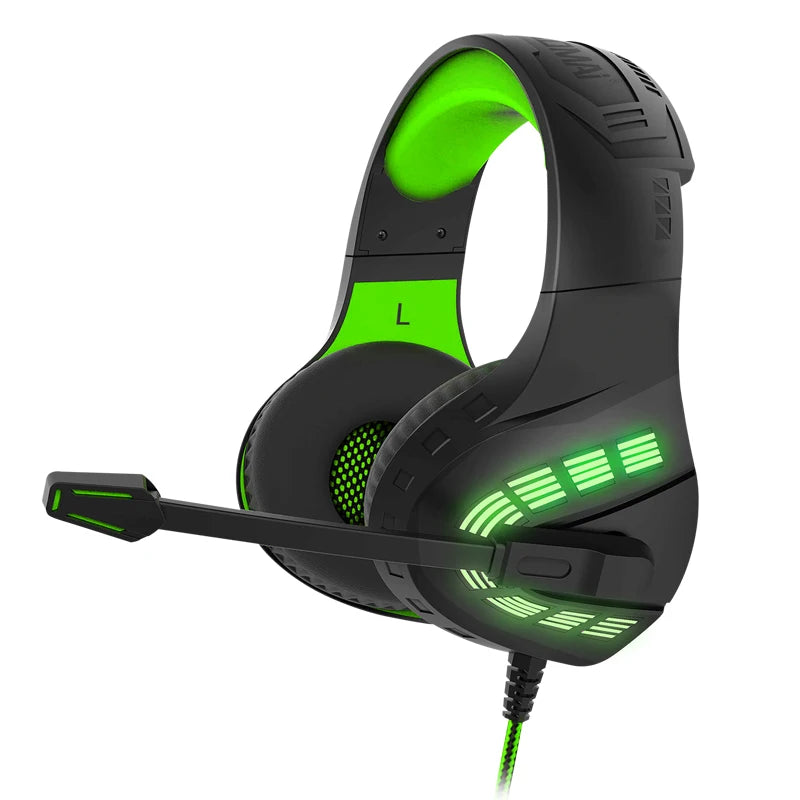 Headphones 3.5mm Wired Gaming Headset Earphones Music For PS4 Play Station 4 Game PC Chat computer With Microphone