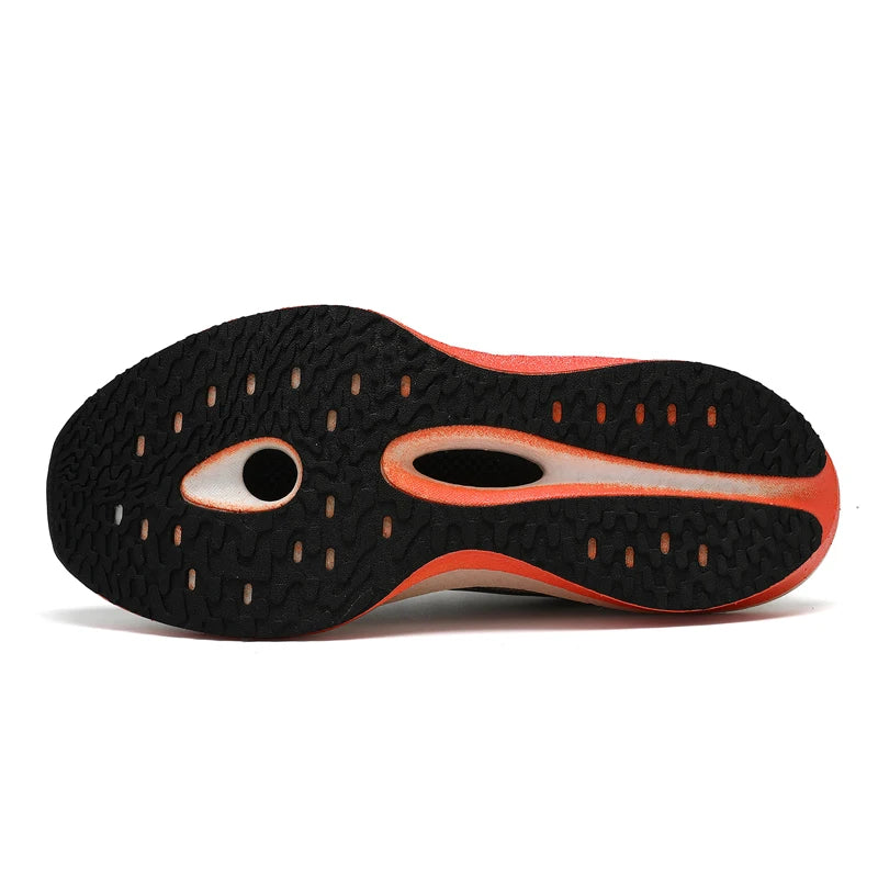 Running Shoes Men Sports Carbon Board Speciality Marathon Breathable Lightweight Women's Comfortable Athletic Nonskid Sneakers﻿
