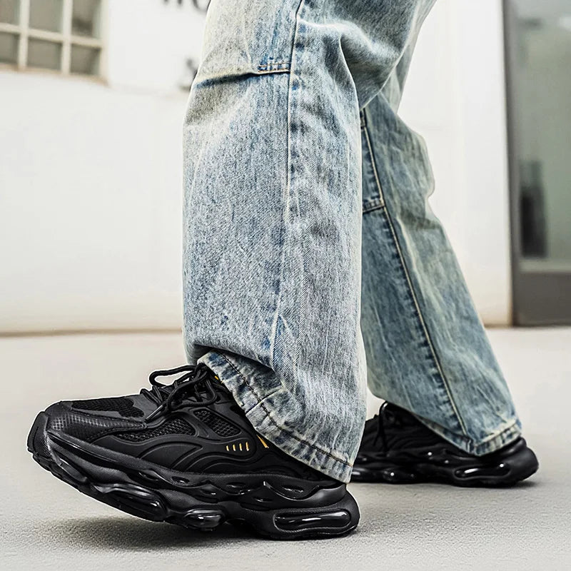 Men Sports Running Shoes Casual Marathon Breathable Lightweight Women's Comfortable Athletic Nonskid Walking Sneakers Outdoors