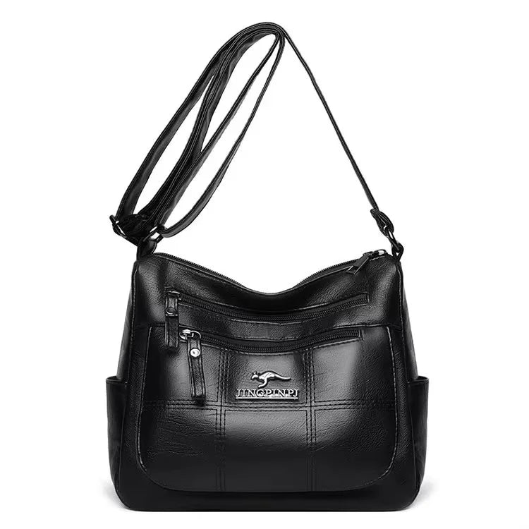Women Embroidery Tote Bag High Quality Leather Ladies Handbags 2024 Women Shoulder Bag Small Crossbody Bags For Women Sac a Main