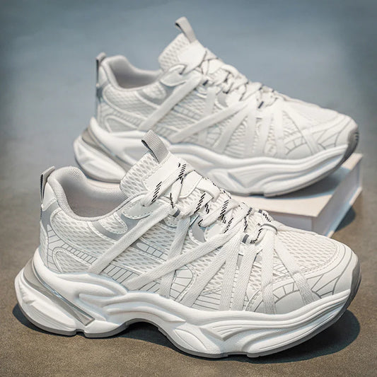 Men's Casual Sneakers Spring Summer New Breathable Soft-sole Anti-slip Outdoor Running Shoes Fashion Students Speed Sports Shoes