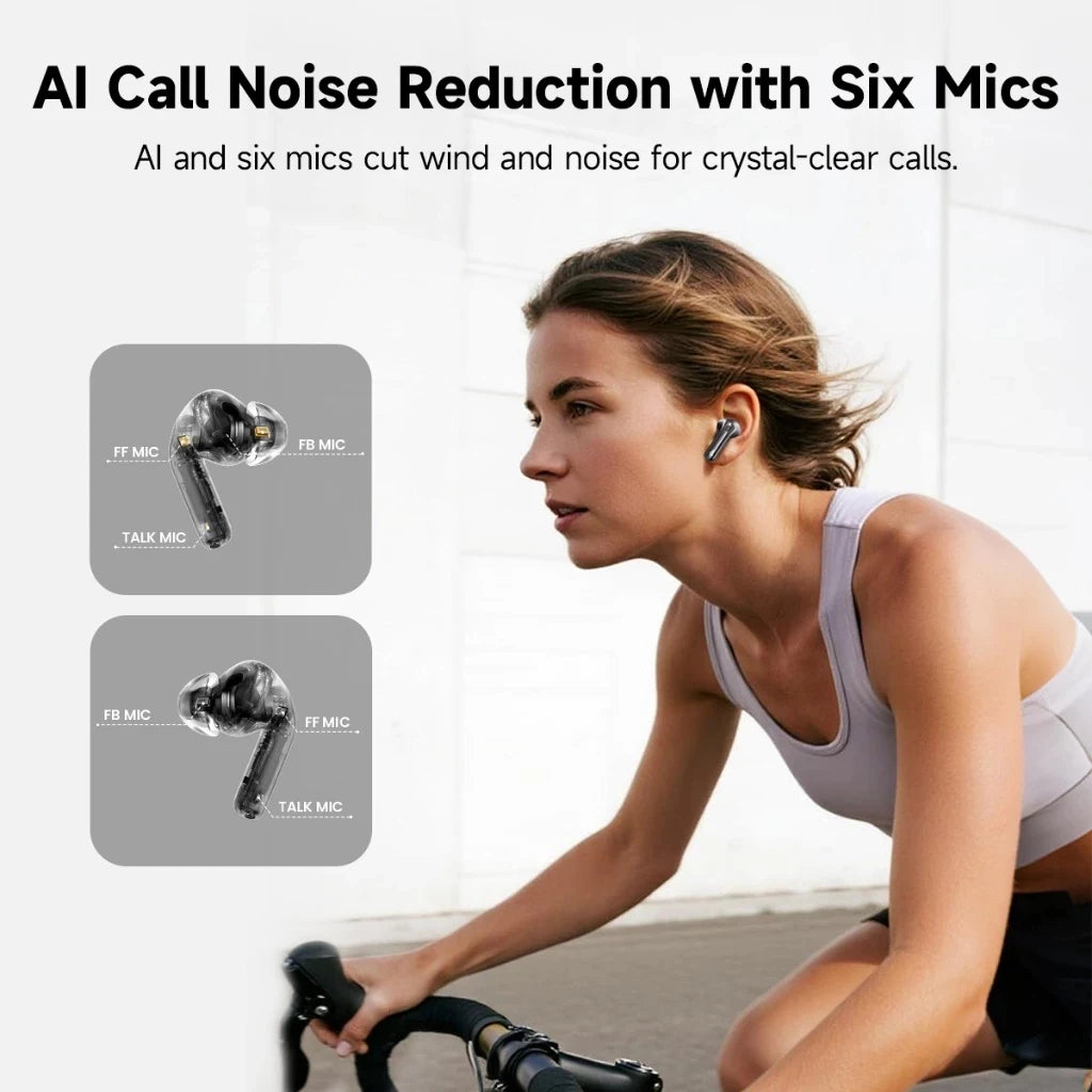 Edifier Evobuds Pro True Wireless Noise Cancelling Earbuds Bluetooth V6.0 LDAC Hi-Res Audio Hybrid ANC AI Voice Translation IP54