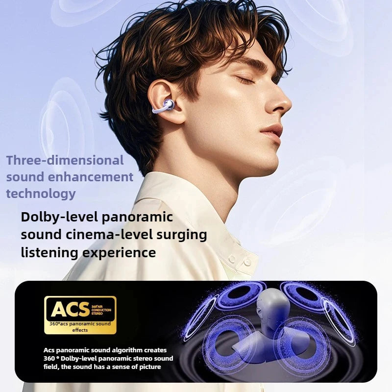 OnePlus Clip-on Earbuds Clip-on Wireless Earphones Bluetooth Premium Audio Bluetooth Premium Audio Sports Headphones Wtih Mic