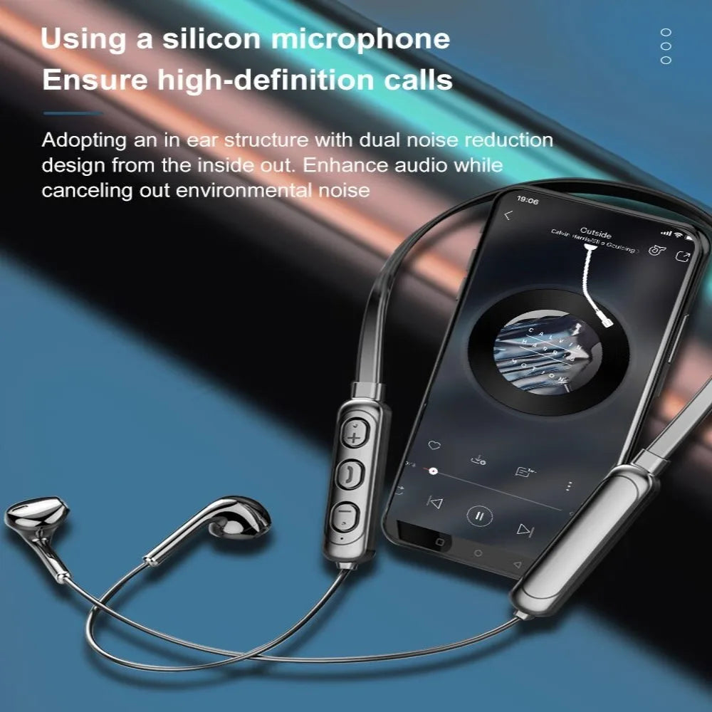 Wireless Neckband Sports Earphone Bluetooth 5.0 Earphones With Mic Bluetooth Earphone Bluetooth Headphone Bluetooth Headset