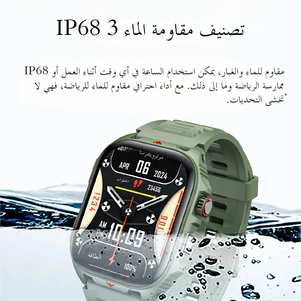 Electronic Smart Watch BT Call Heart Rate Monitor Smartwatch Fitness Tracker Waterproof Sport Watches for Man Woman Android 2026