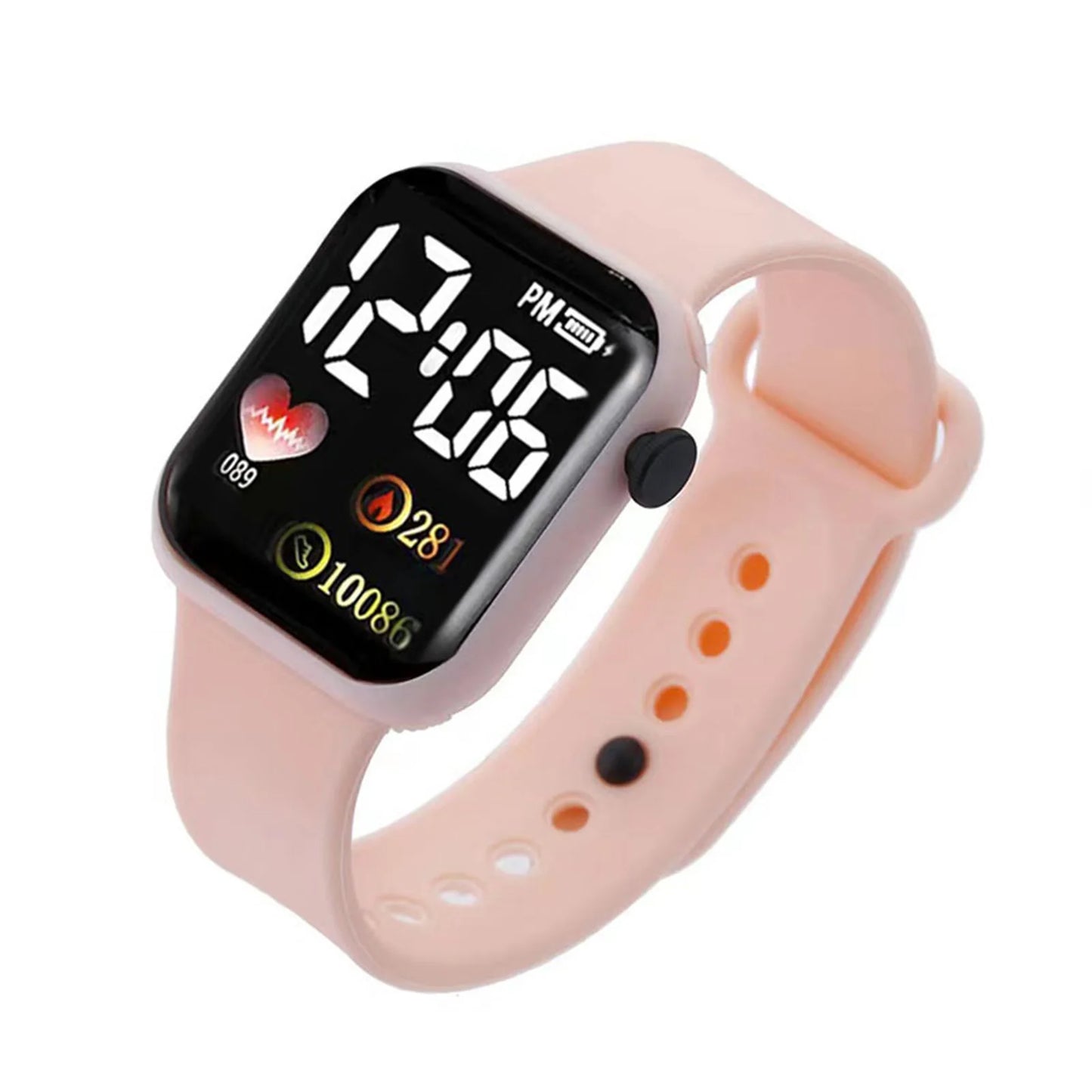 New LED Sports Watches Smart Watch for Men Women Digital Wristwatches Casual Silicone Montre Femme Relojs Para Mujer Чисы Женски