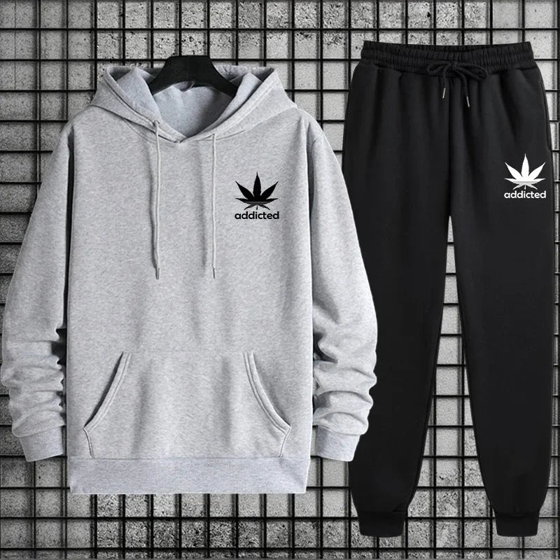 Tracksuit for Men Hoodie + Sweatpants Urban Casual Fashion Sportswear Fall/winter Home Outdoor Comfort Warm Outfit Men's Clothes