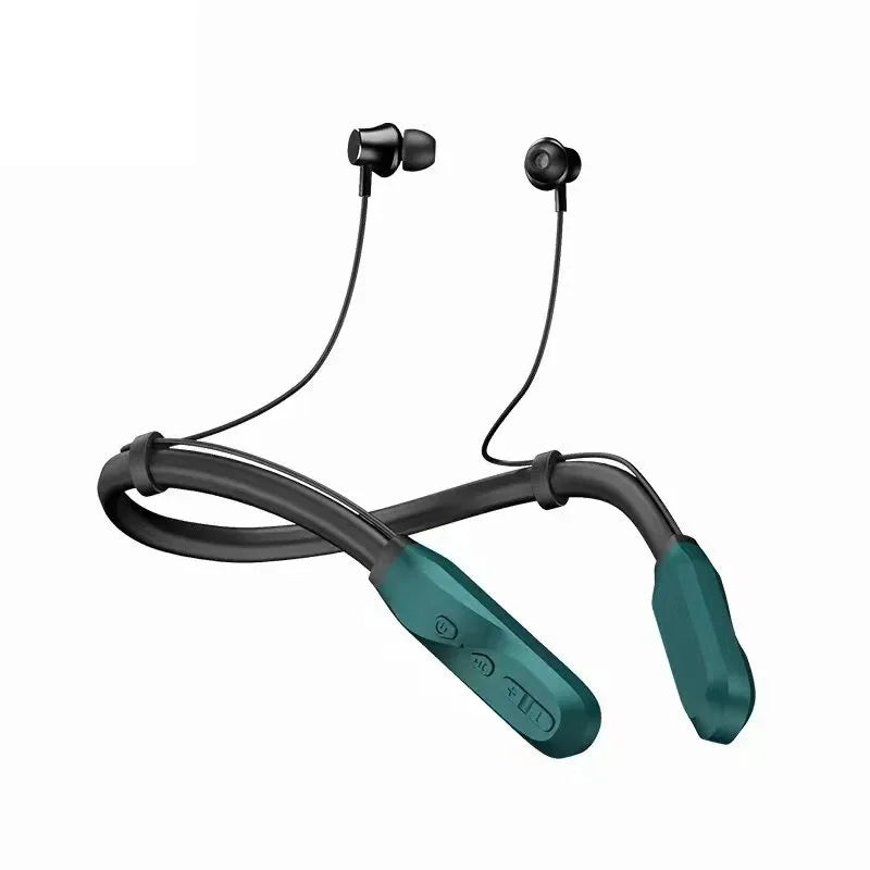 Neckband Bluetooth 5.1 headphones I35, with built-in microphone, water and sweat resistant.