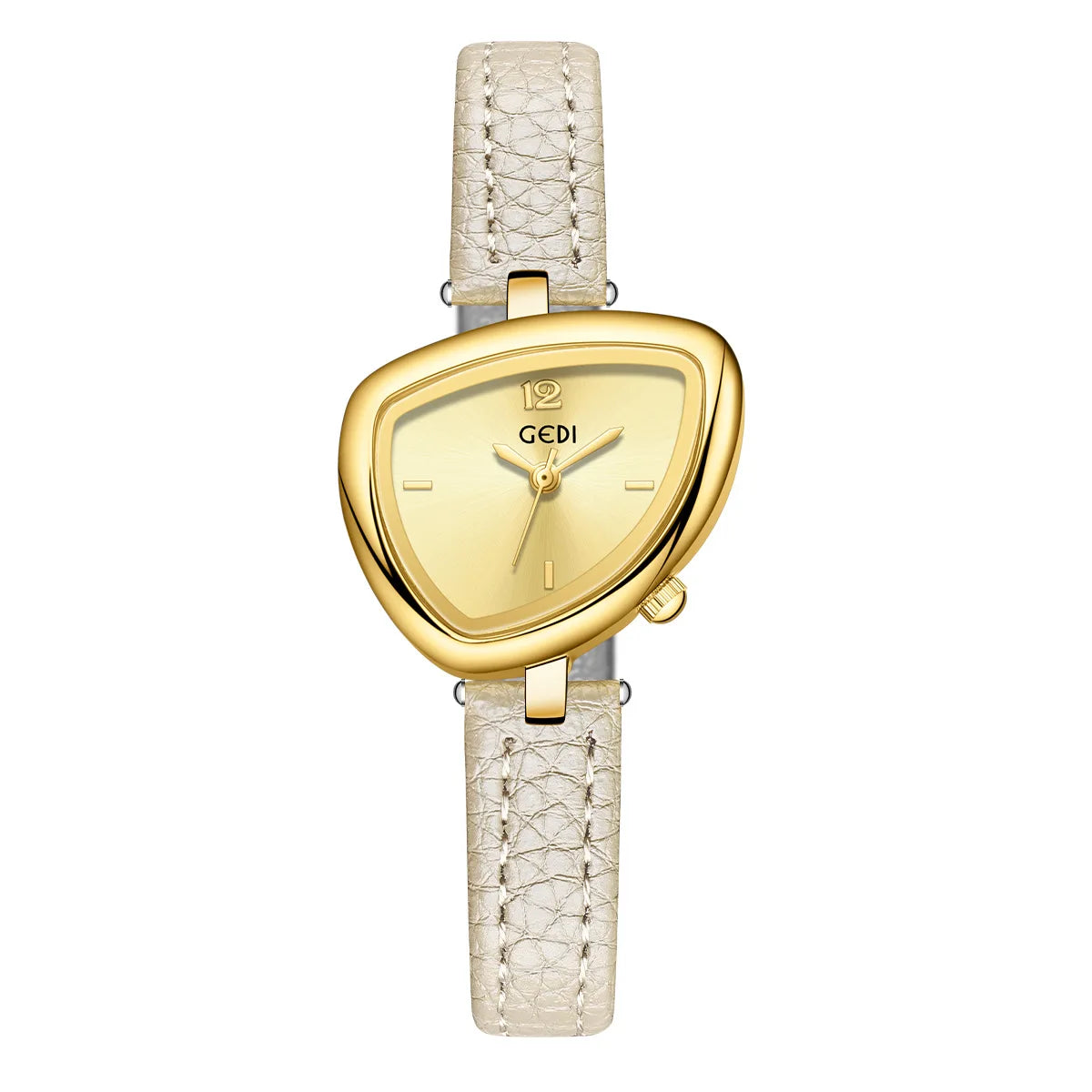 2026New Ladies Watch Versatile Irregular Triangle Dial Design Simple Waterproof High Beauty Women's Fashion Quartz Clock Watches