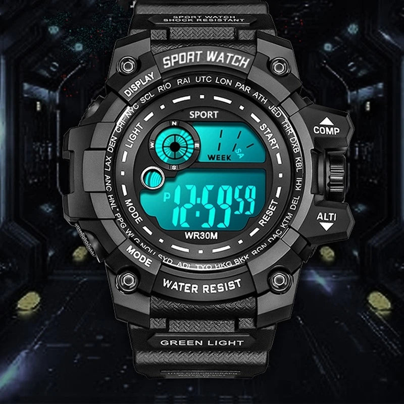 Digital Children's Watches Sport Wrist Watch Women Men Unisex Electronic Clock Fashion Wristwatch Boys Girls Gifts Montre Homme