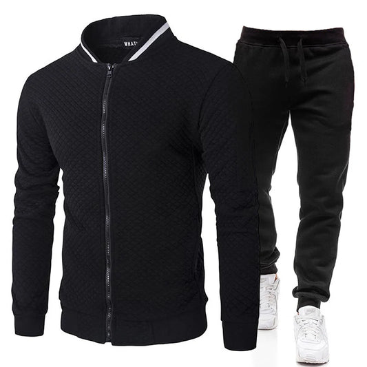 Men's 2025 Tracksuit Set Two-Piece Fashion Jogging Outfit Spring Autumn Baseball Sports Wear Comfortable Tracksuit