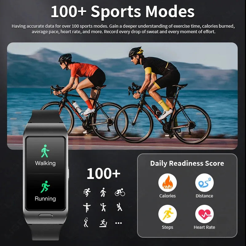 Headphones Smart Watches Two In One Answer Calls Voice Assistant Health Monitoring Smartband Gesture Control Smartwatch 2025 New