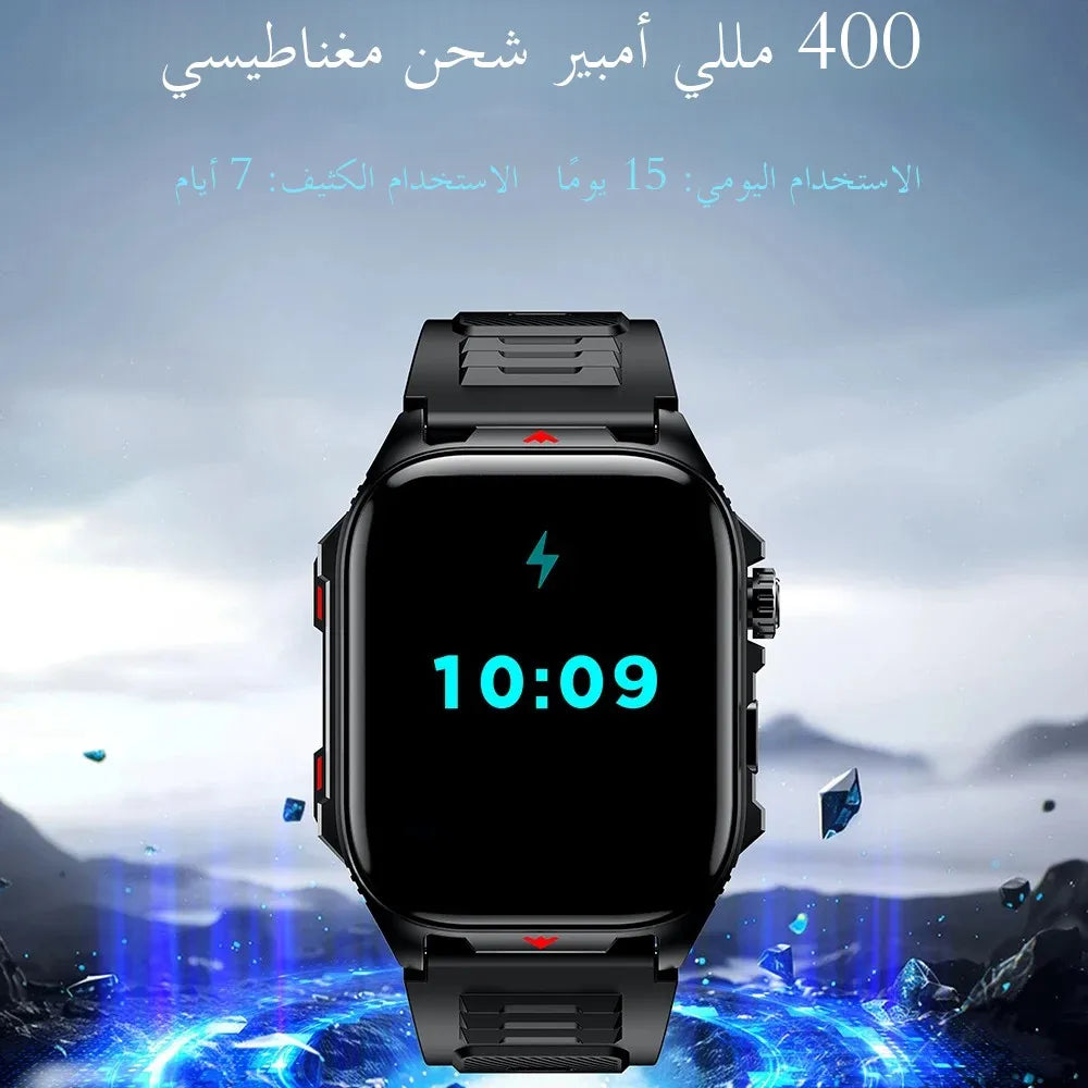 Electronic Smart Watch BT Call Heart Rate Monitor Smartwatch Fitness Tracker Waterproof Sport Watches for Man Woman Android 2026