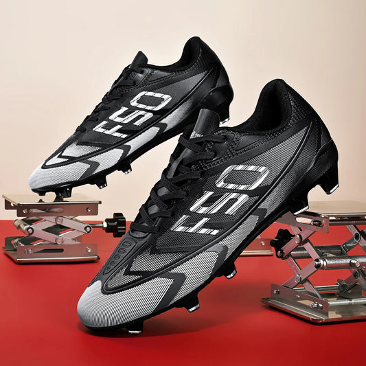 Sports breathable football shoes FG/AG long nail wear-resistant and anti slip outdoor indoor sports shoes