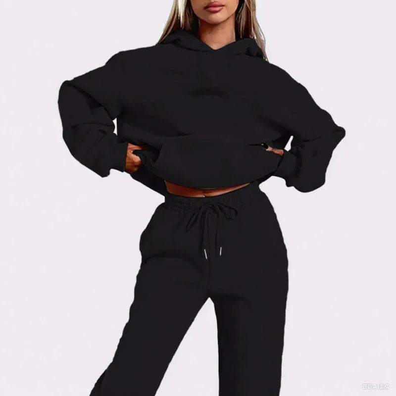 Men's Sports Suits Fashion Tracksuit Women Hoodies + Pants Two Pieces Sets Running Casual Sweatshirts Sweatpants Men's Clothing