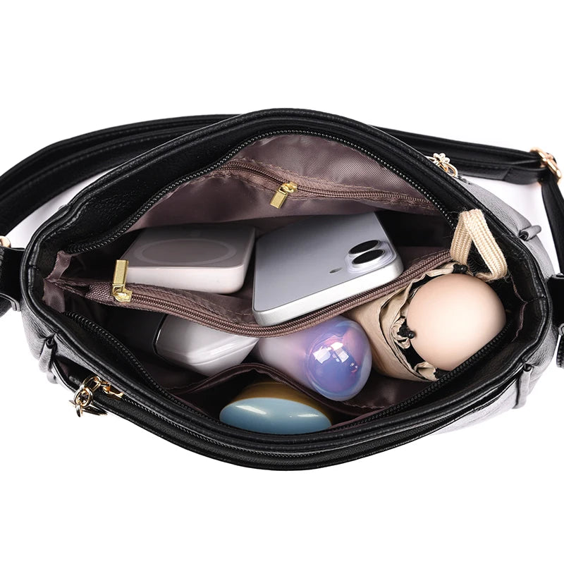 Ladies Luxury Brand Handbags Sac A Main Crossbody Bags for Women 2025 Leather Shoulder Bags Female Messenger Bag Soft Bag