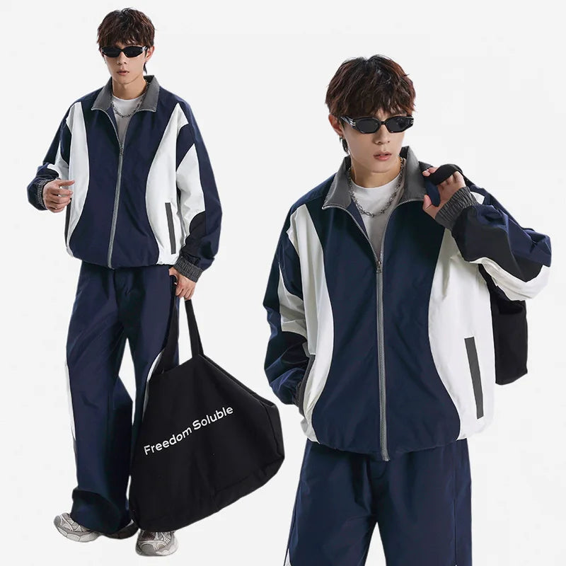 Sweatshirt Men's Clothing Set Fashion Sports Sets Running Sweatshirt+Sweatpants Sets 2 Pieces Sets Tracksuits Casual Sportswear