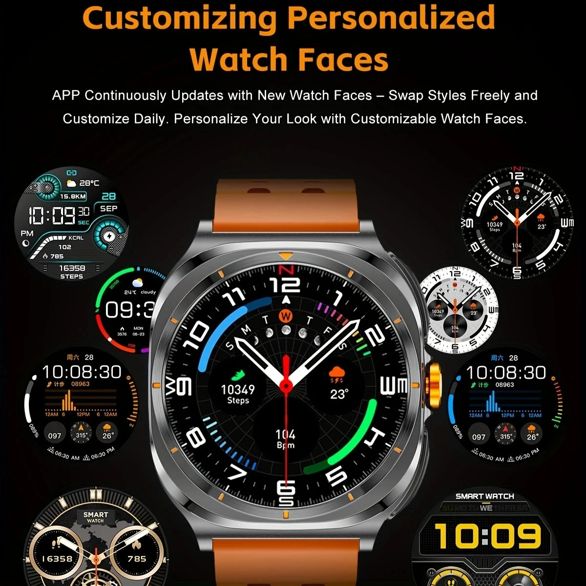 2025 Watch 2-In-1 Headphone Smartwatch Ip67 Waterproof Gps Positioning Local Music Heart Rate Monitoring Bt Call Men'S Watch