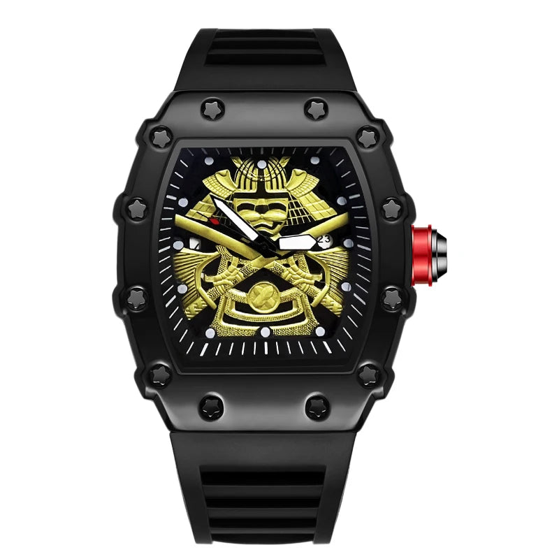 New Sports Watch Men's Luminous Waterproof Calendar Watch Luxury Silica Gel Strap Waterproof Quartz Watch Montre Homme Relógios
