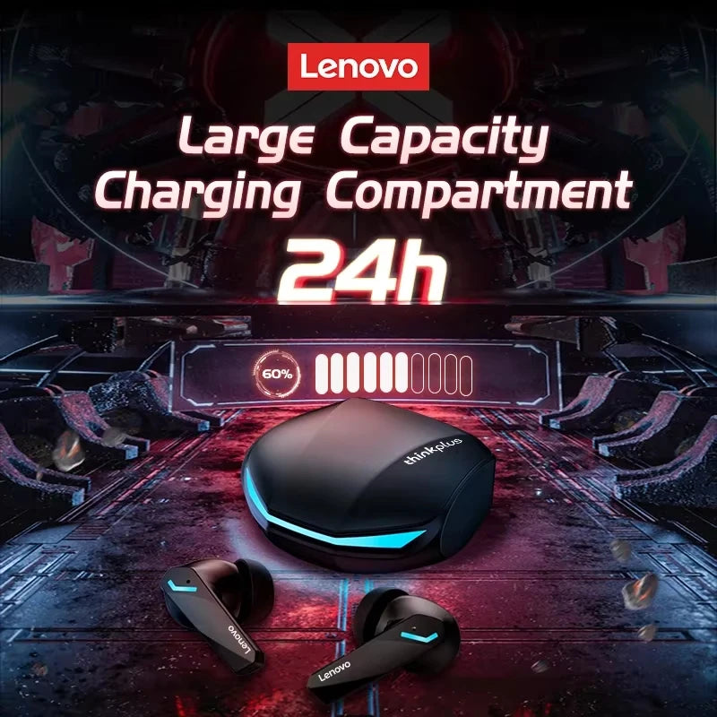 Lenovo Bluetooth Wireless Headphones Built In Microphone USB Type C Charging Port Noise Isolating Comfortable Over Ear Headset C
