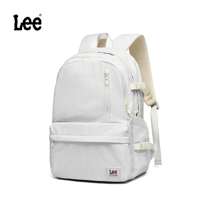 LEE Brand Stylish Unisex Ultralight Oxford School Backpack Man Women 15.6 Inch Laptop School Bag Ladies Pink Red Best Schoolbag