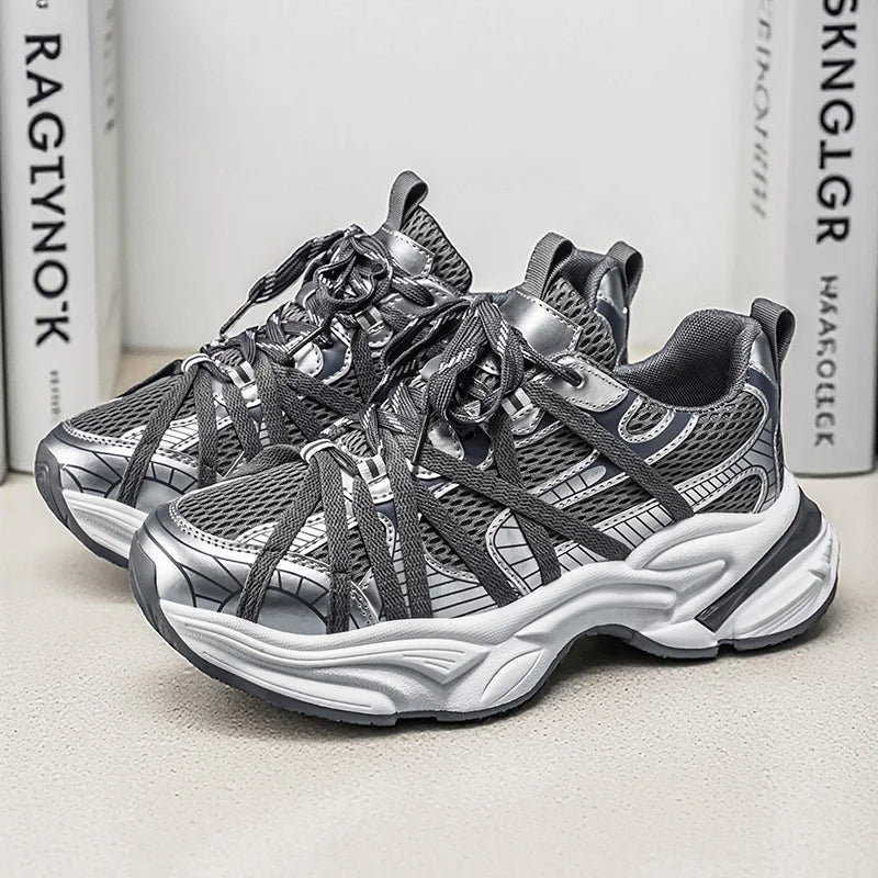 Men's Casual Sneakers Spring Summer New Breathable Soft-sole Anti-slip Outdoor Running Shoes Fashion Students Speed Sports Shoes