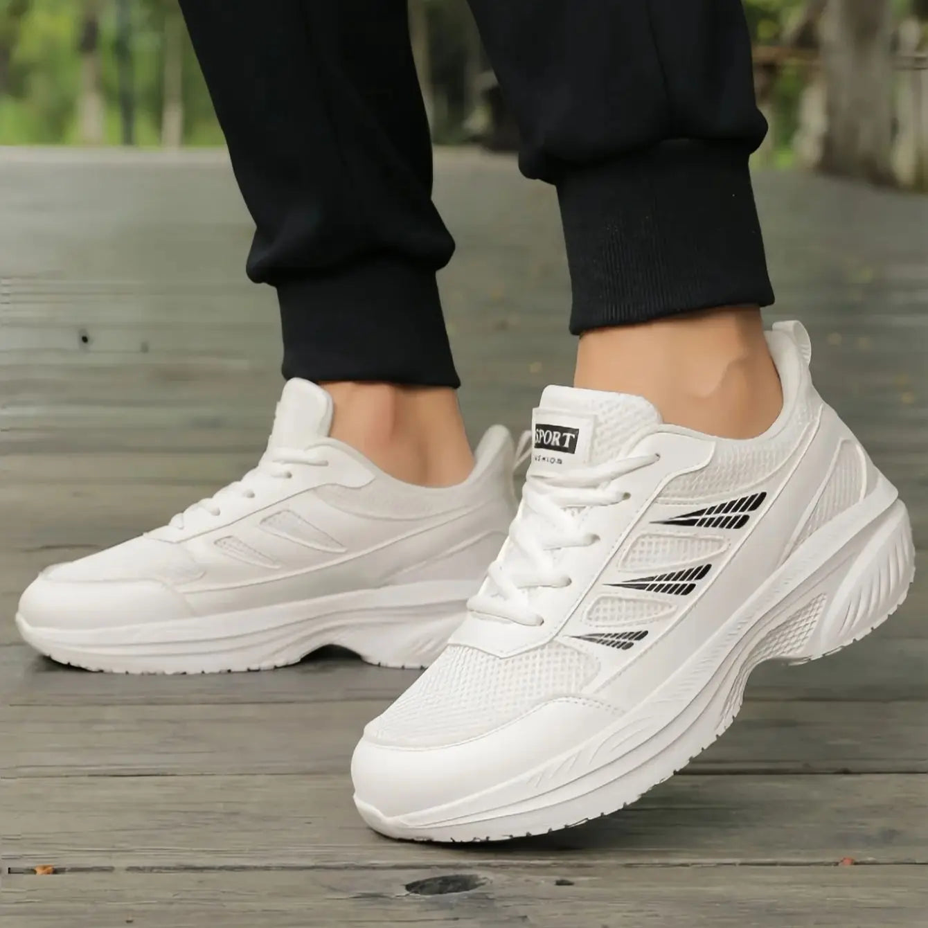 2026 New Men's Casual Sports Shoes, Thick-Soled Fashionable Design, Innovative Men's Shoes Suitable for Sports, Hiking, and Mountaineering