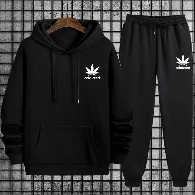 Tracksuit for Men Hoodie + Sweatpants Urban Casual Fashion Sportswear Fall/winter Home Outdoor Comfort Warm Outfit Men's Clothes