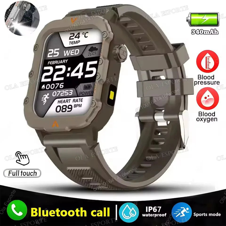 2026 New SmartWatch Men For Women Militray Outdoor GPS Track Sport Watches Heart Rate Sleep Waterproof Smart Watch IOS Android