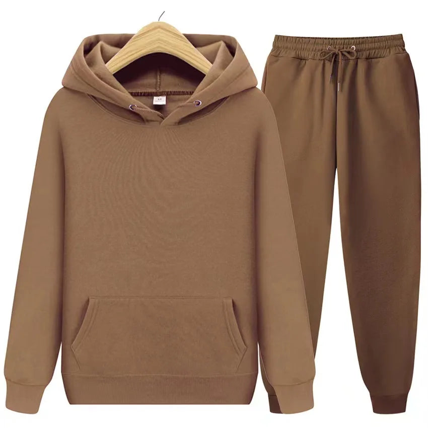 Jogging Women's Tracksuit Casual Women's Sports Suit Loose and Comfortable Daily 2024 Stripe Hoodie Two Piece Set Matching Sets